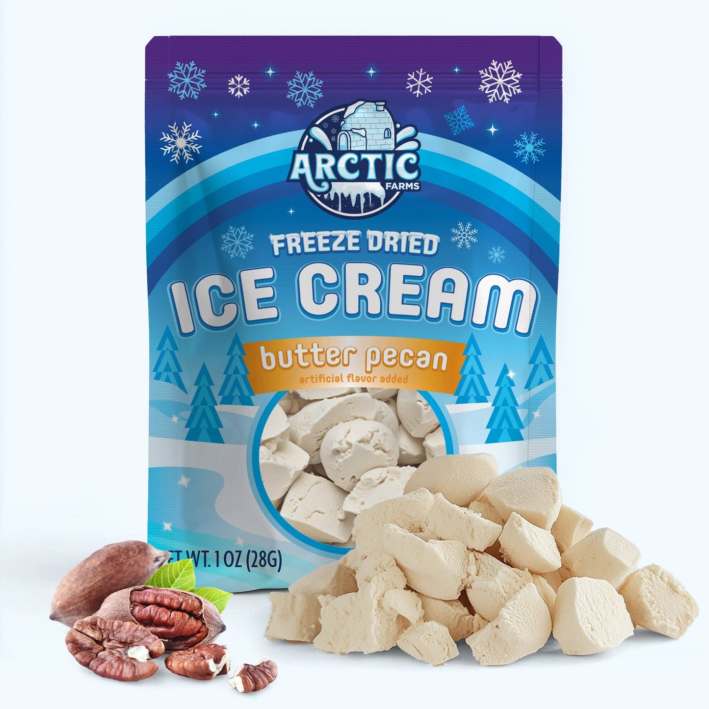 Freeze Dried Ice Cream That Does Not Melt (Bits) (1oz)