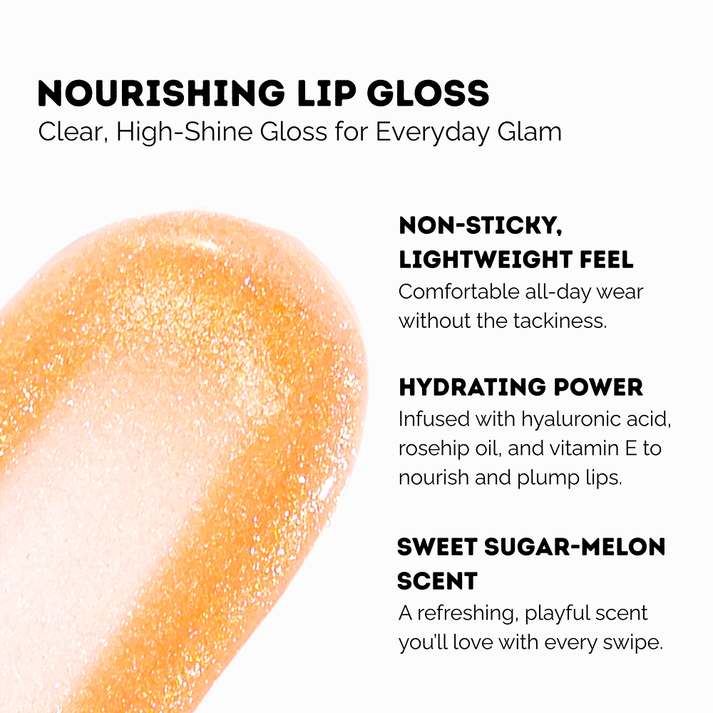 LEVEL UP! Nourishing Lip Gloss – Holo Glam