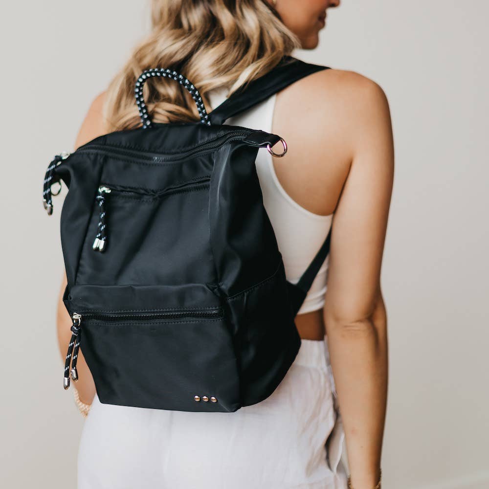 Ryanne Roped Backpack: Golden Mocha