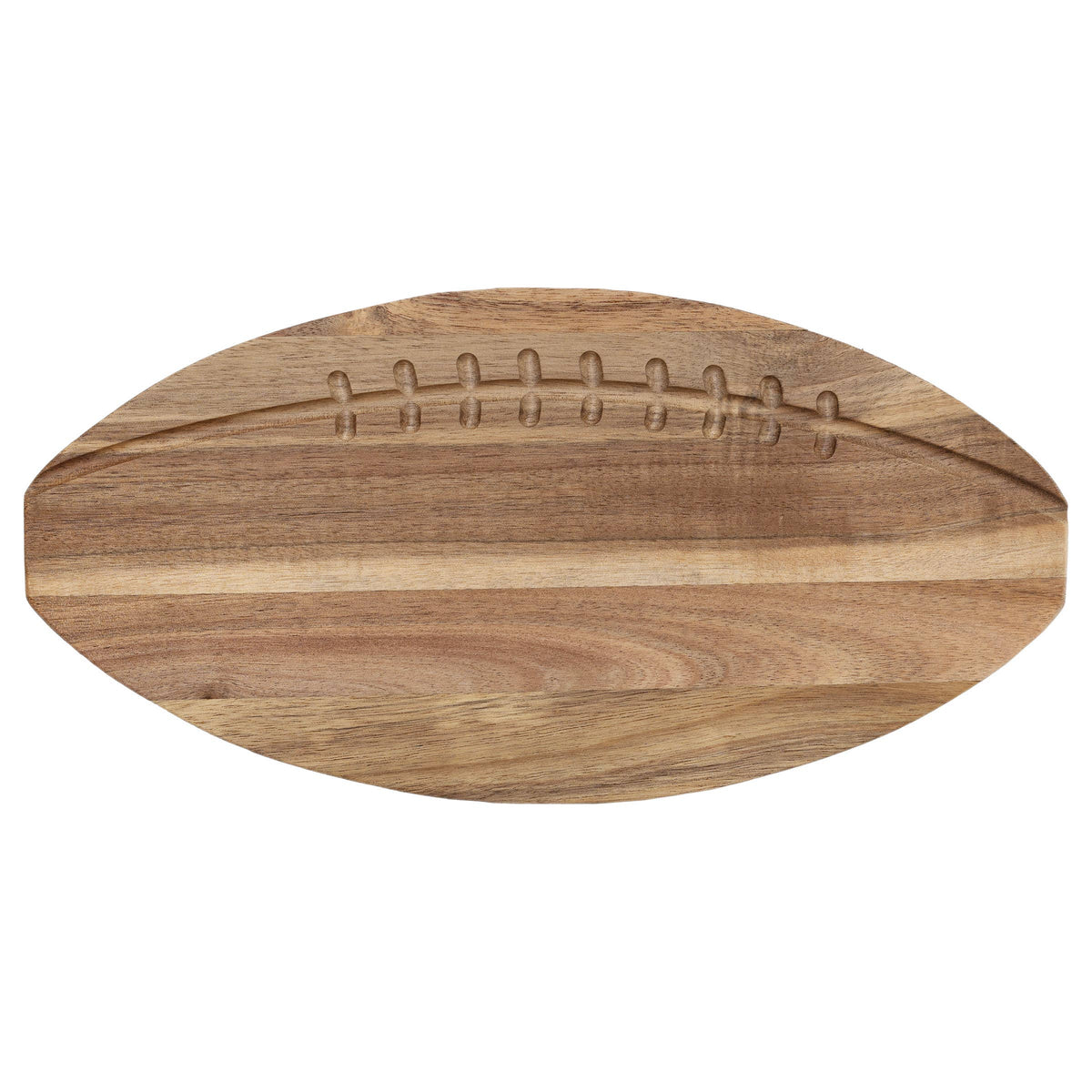 12" Football Acacia Wood Serving Board Fall Autumn