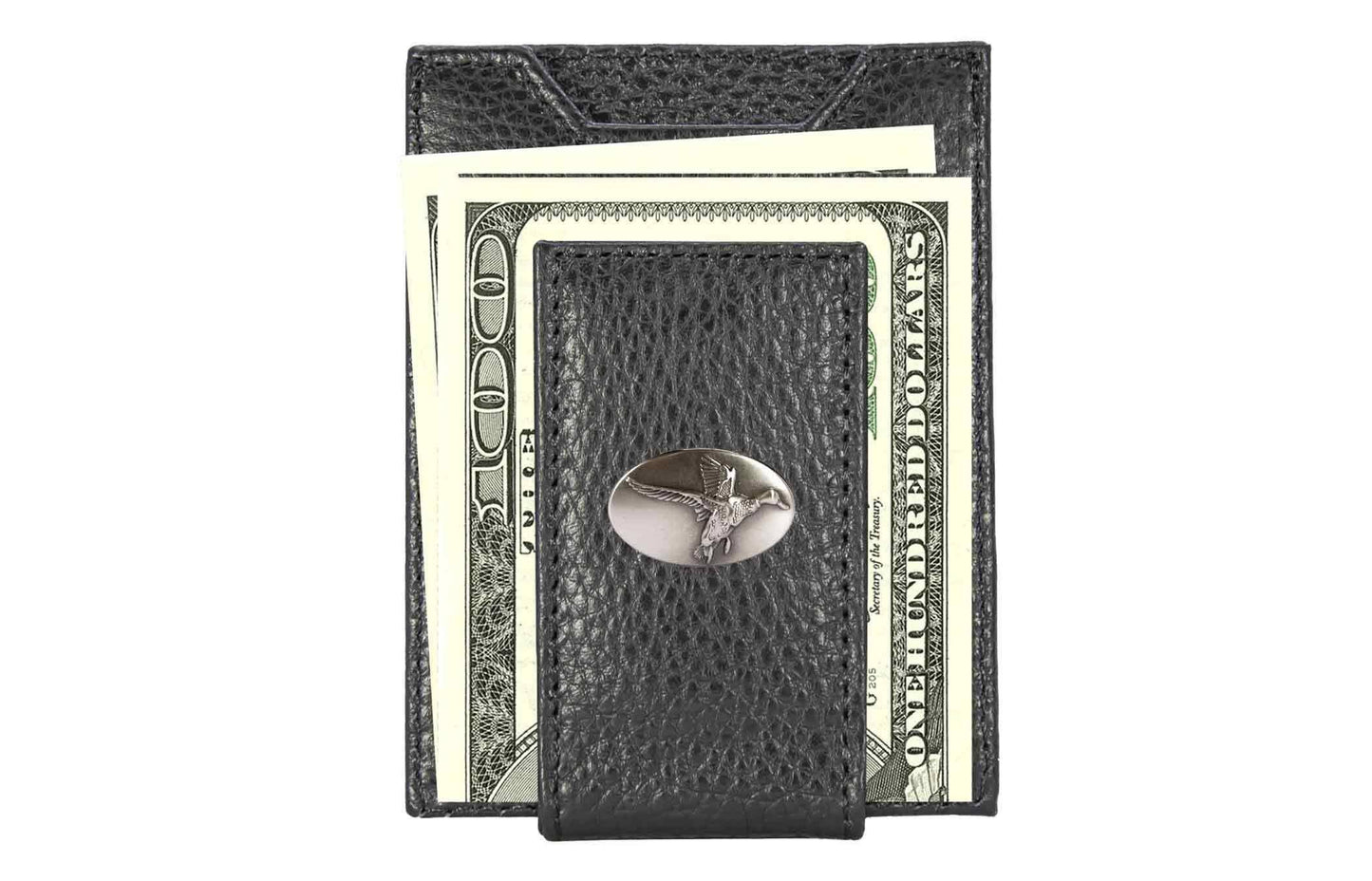Mallard Magnetic Leather Slim Wallet