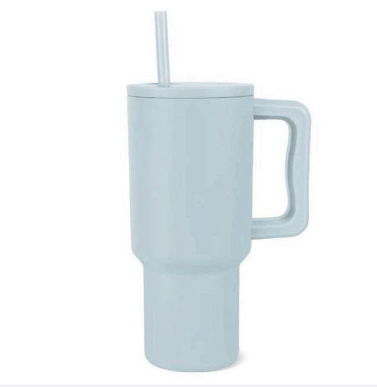 30OZ MODISH TUMBLER WITH STRAW | DT911: Blue