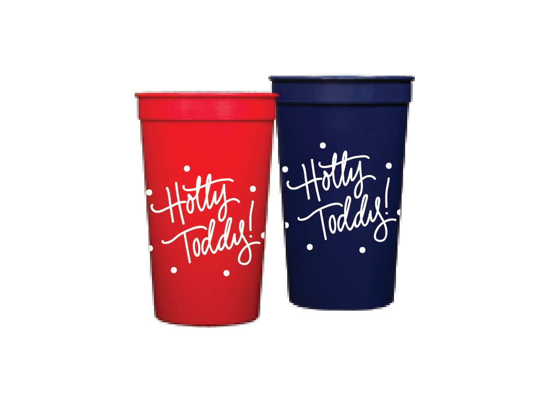 Hotty Toddy! | Game Day Cups & Napkins (All) : NAPKINS - RED & BLUE *split qty (25 per pack - same color)
