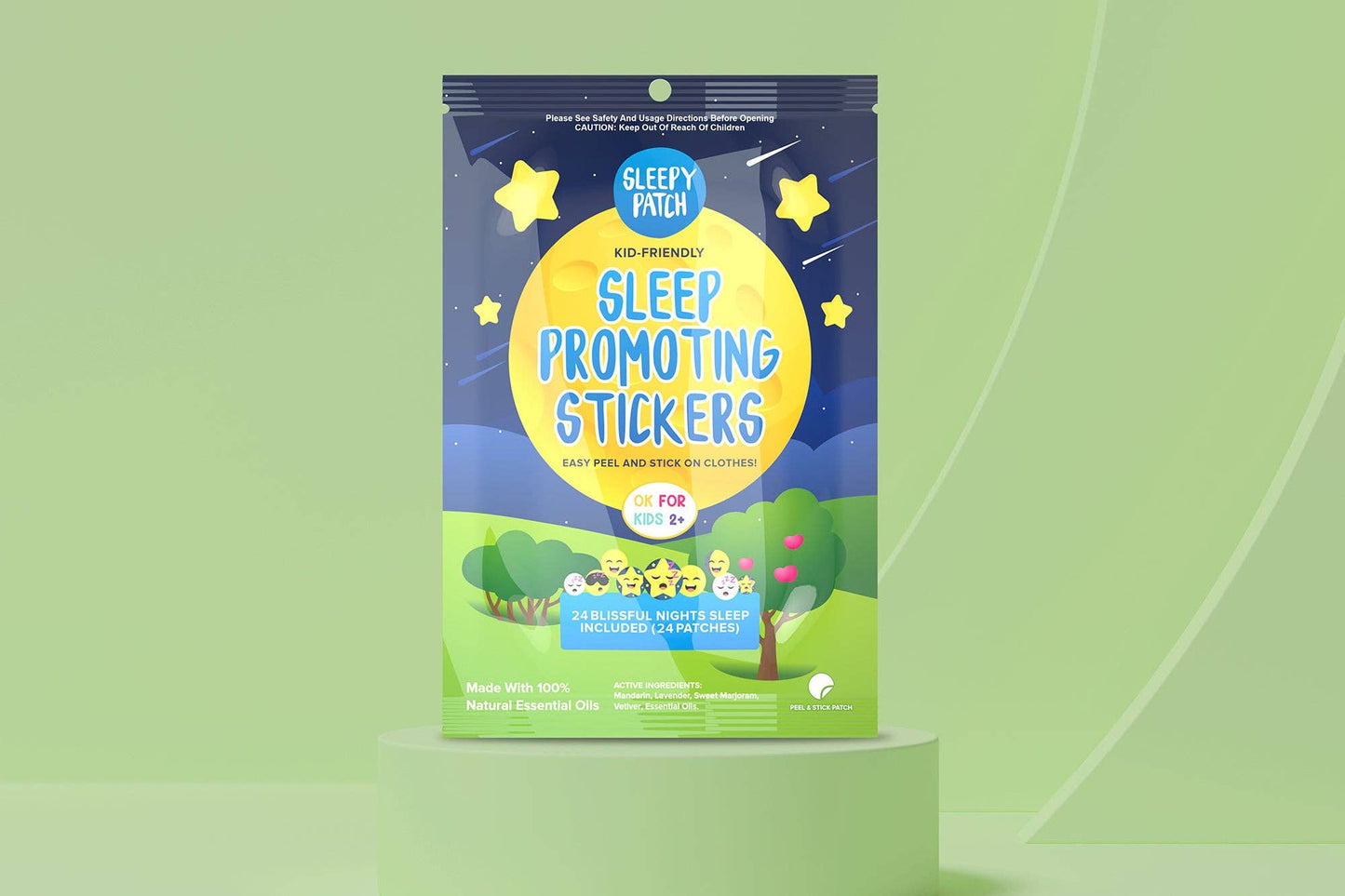 SleepyPatch - Essential Oil Sleep Aid Remedy Stickers: 1 Pack