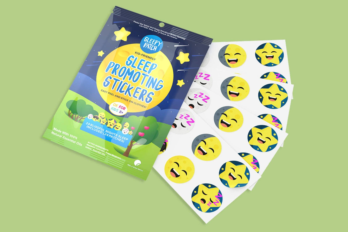 SleepyPatch - Essential Oil Sleep Aid Remedy Stickers: 1 Pack