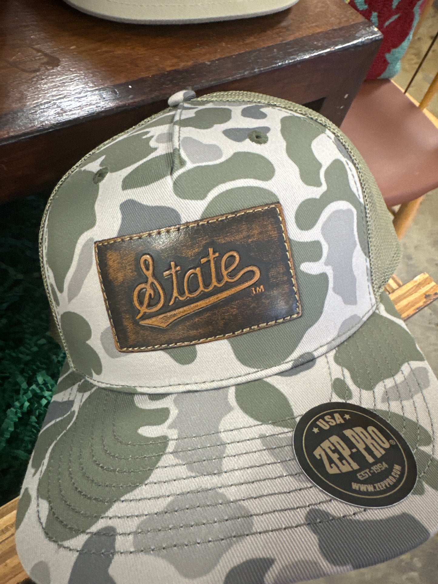 Zeppro Old School Camo Green Hat