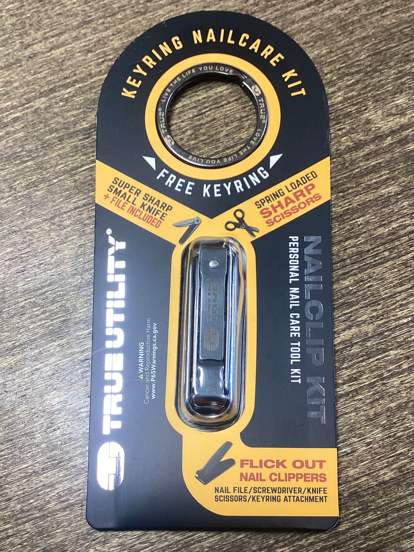 True Utility Nail Clip Kit with Keyring