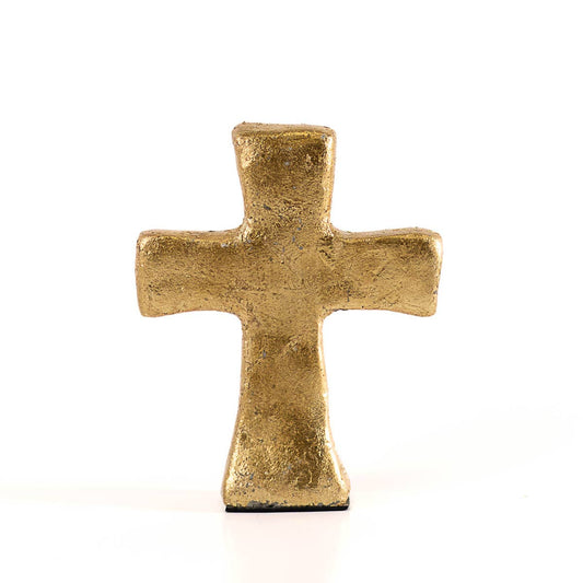 Jericho Cross   Gold   5"