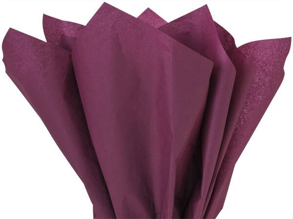 Color Tissue Paper 20X30" Sheets: 20x30" / 480 Pack / Black