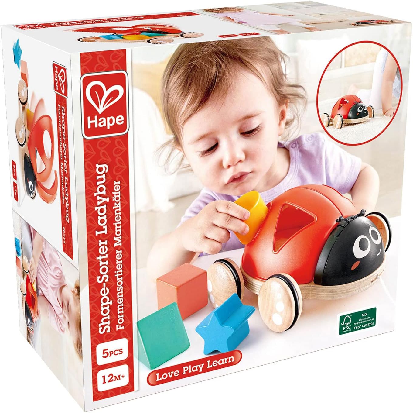 Hape Shape-Sorter Ladybug