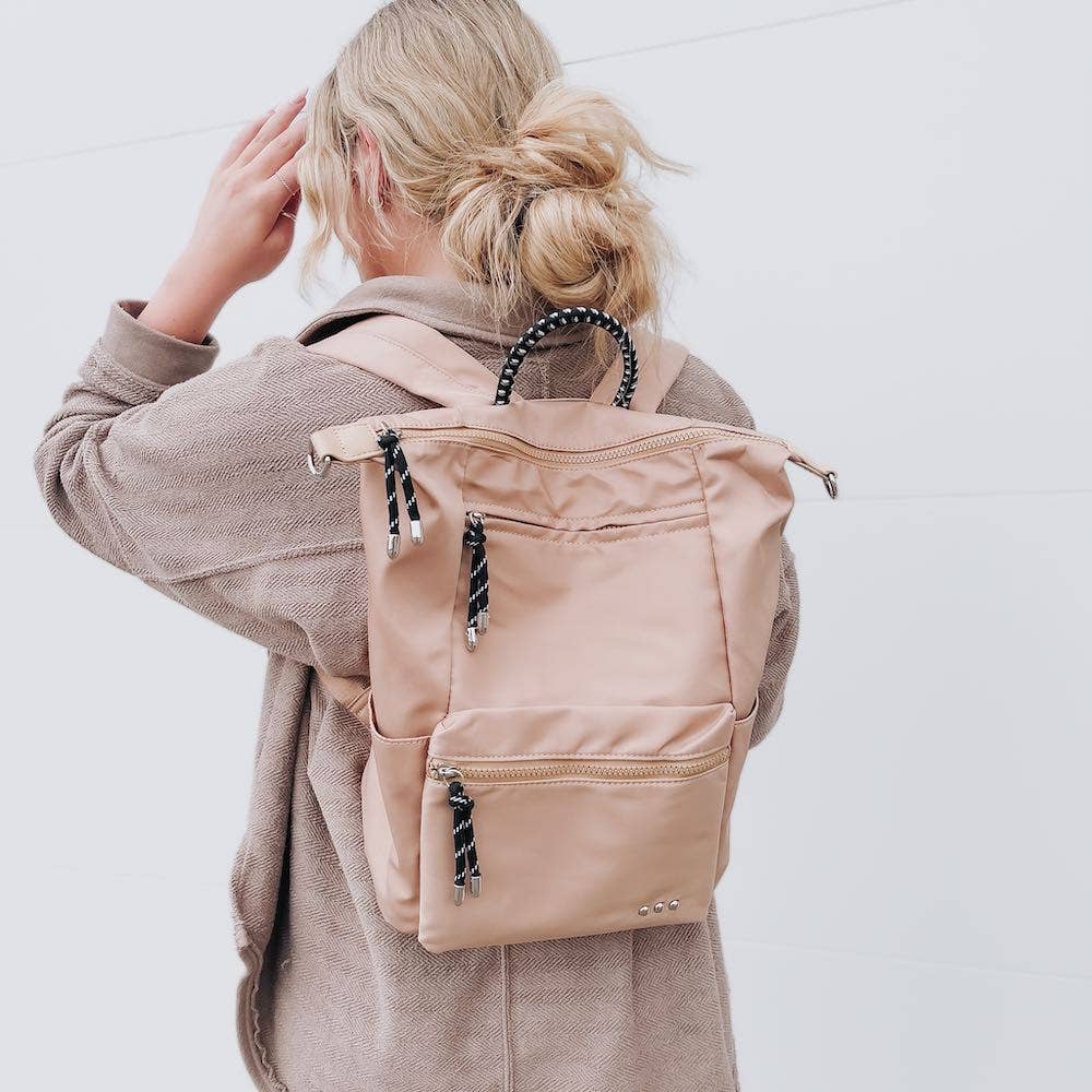 Ryanne Roped Backpack: Golden Mocha