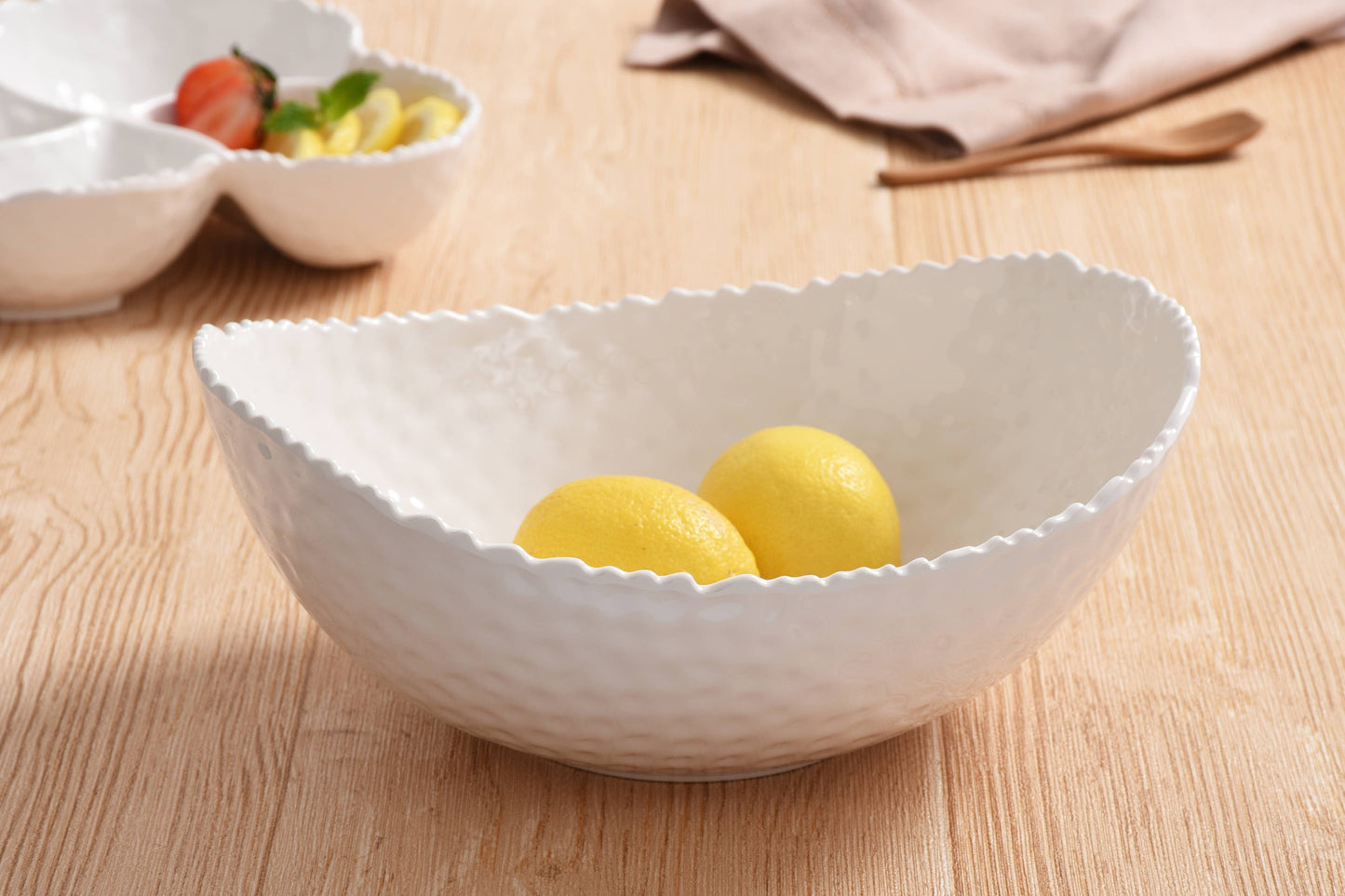 Large Oval Bowl in Melamine