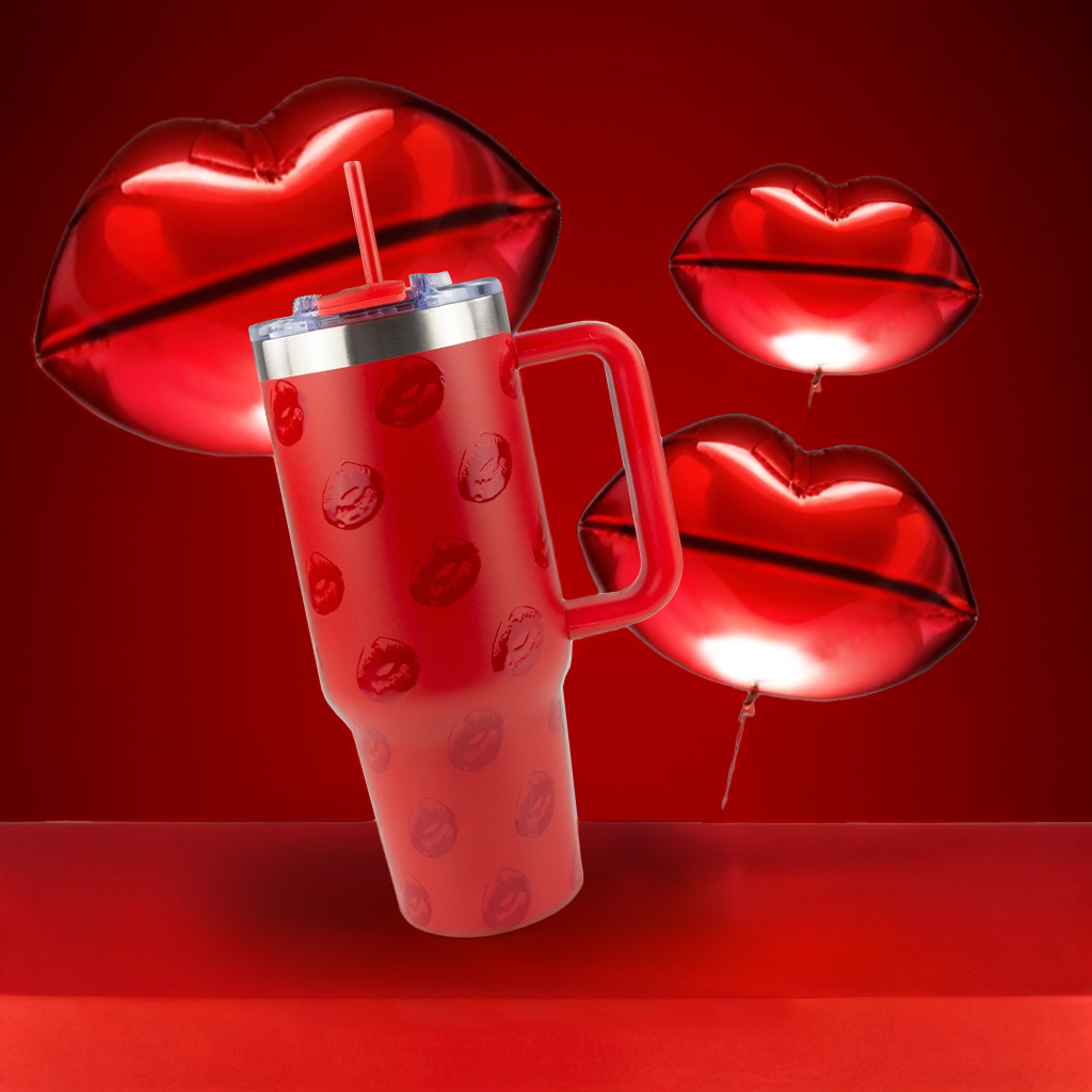 40oz POWDER COATED BIG SWIG TUMBLER - VALENTINE'S COLLECTION