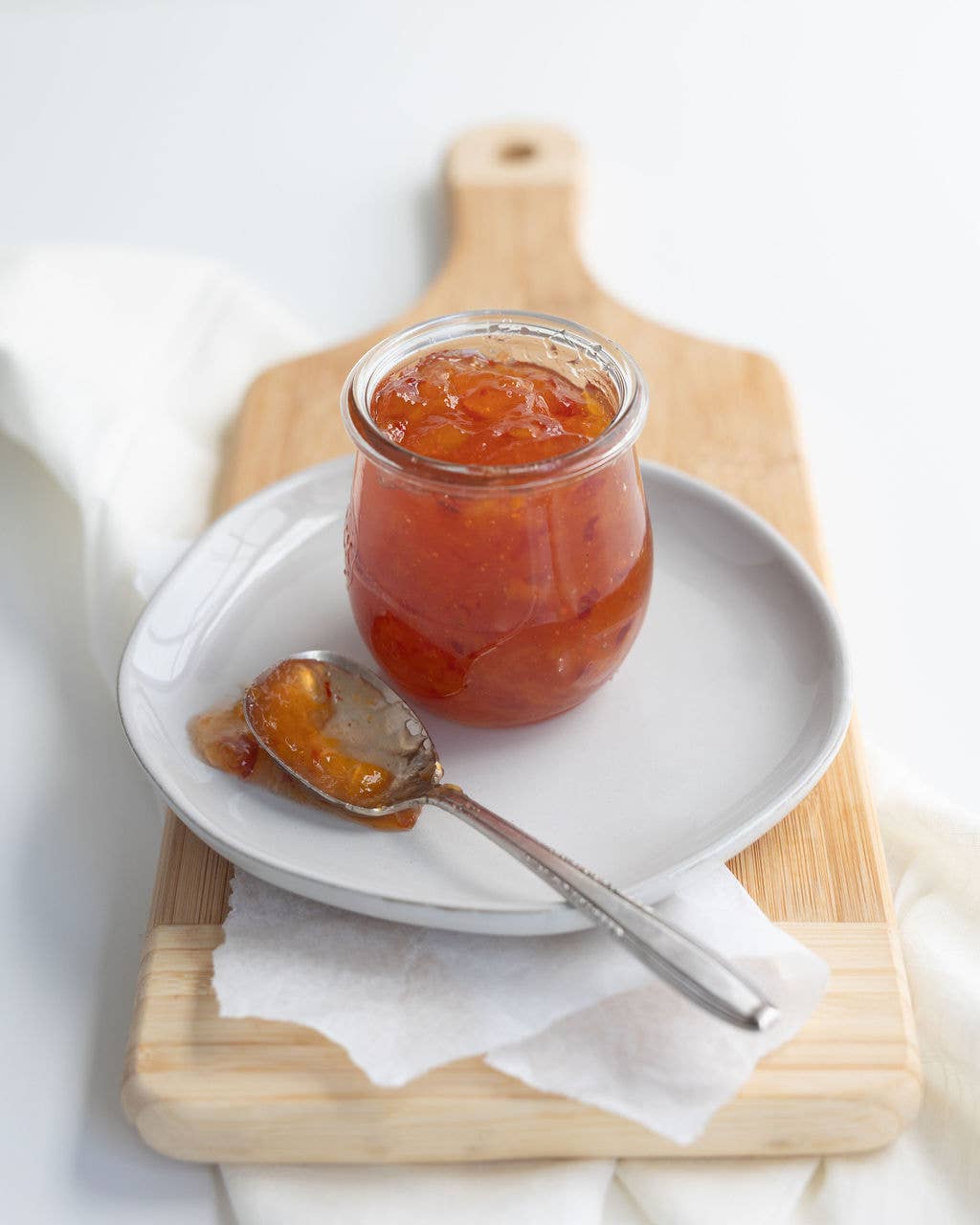 Hot Peach Jam - 15 oz.