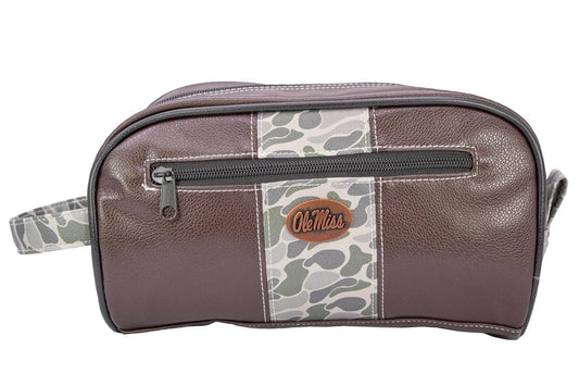 Ole Miss Rebels Men's Camo Dopp Kit.