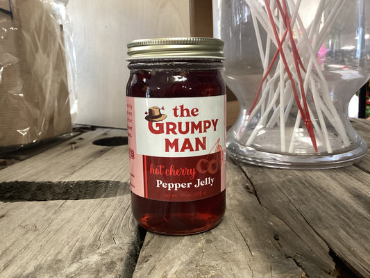Grumpy Old Man Pepper Jelly Hot Cherry