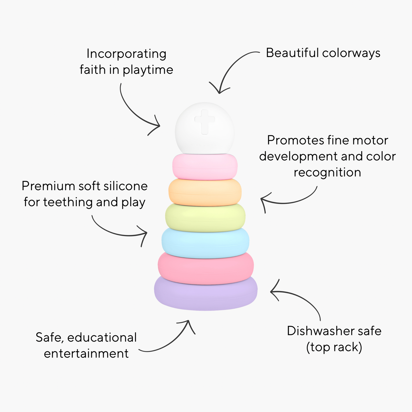 Cross Cutie Stacker Toy