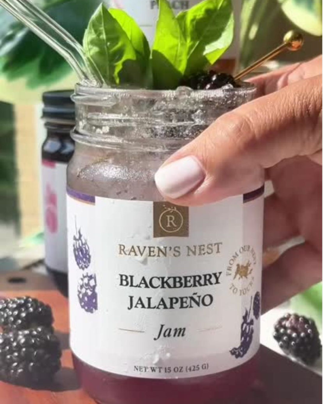 Blackberry Jalapeño Jam - 15 oz.