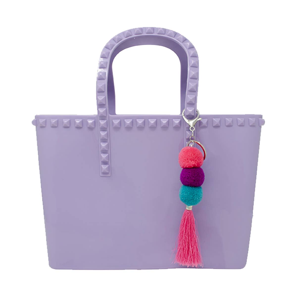 Jumbo Jelly Tote Bag: Hot Pink