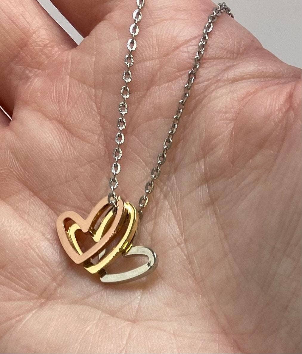Christian Jewelry, heart necklace, Strength an dignity, Thank you gift, Christian gift, Christian jewelry, Christmas gift, Gift for friend