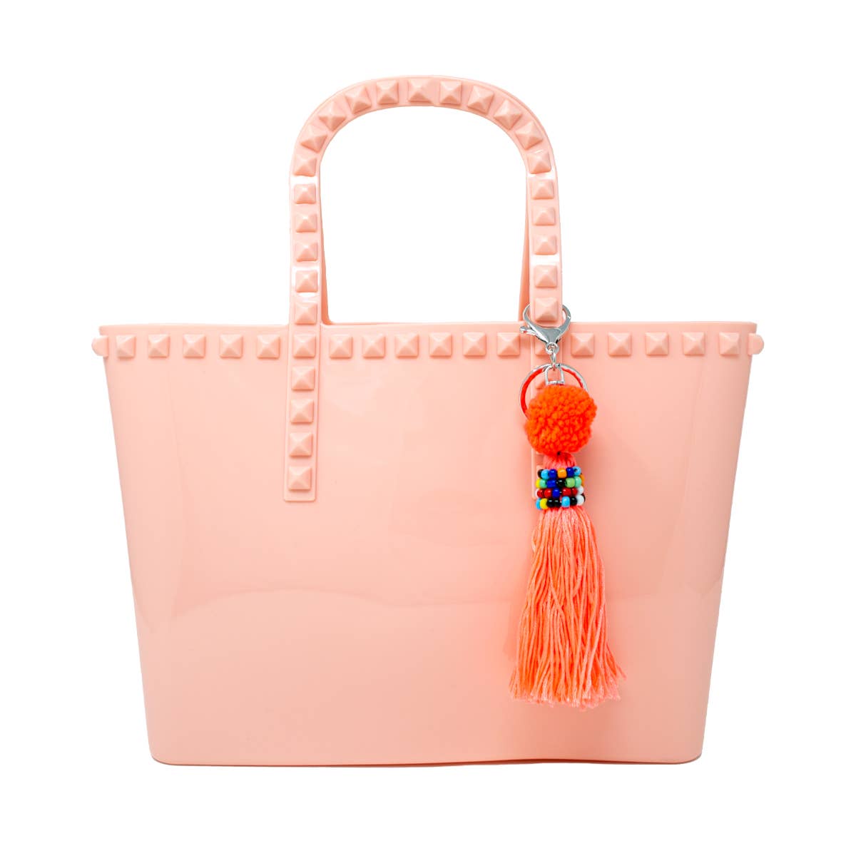 Jumbo Jelly Tote Bag: Hot Pink