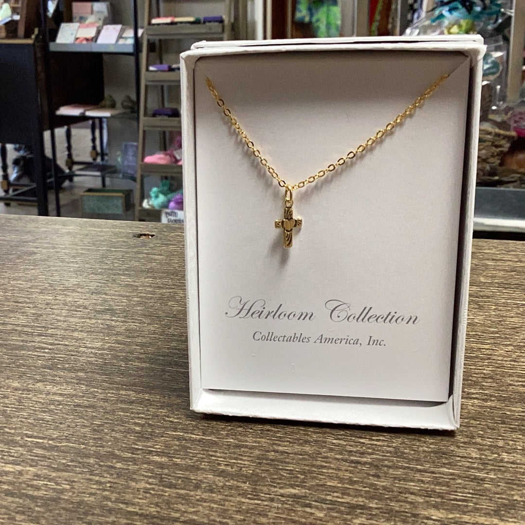 Heirloom Collection- gold cross