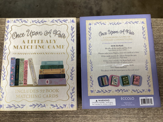 Once Upon A Time - A Literary Matching Game
