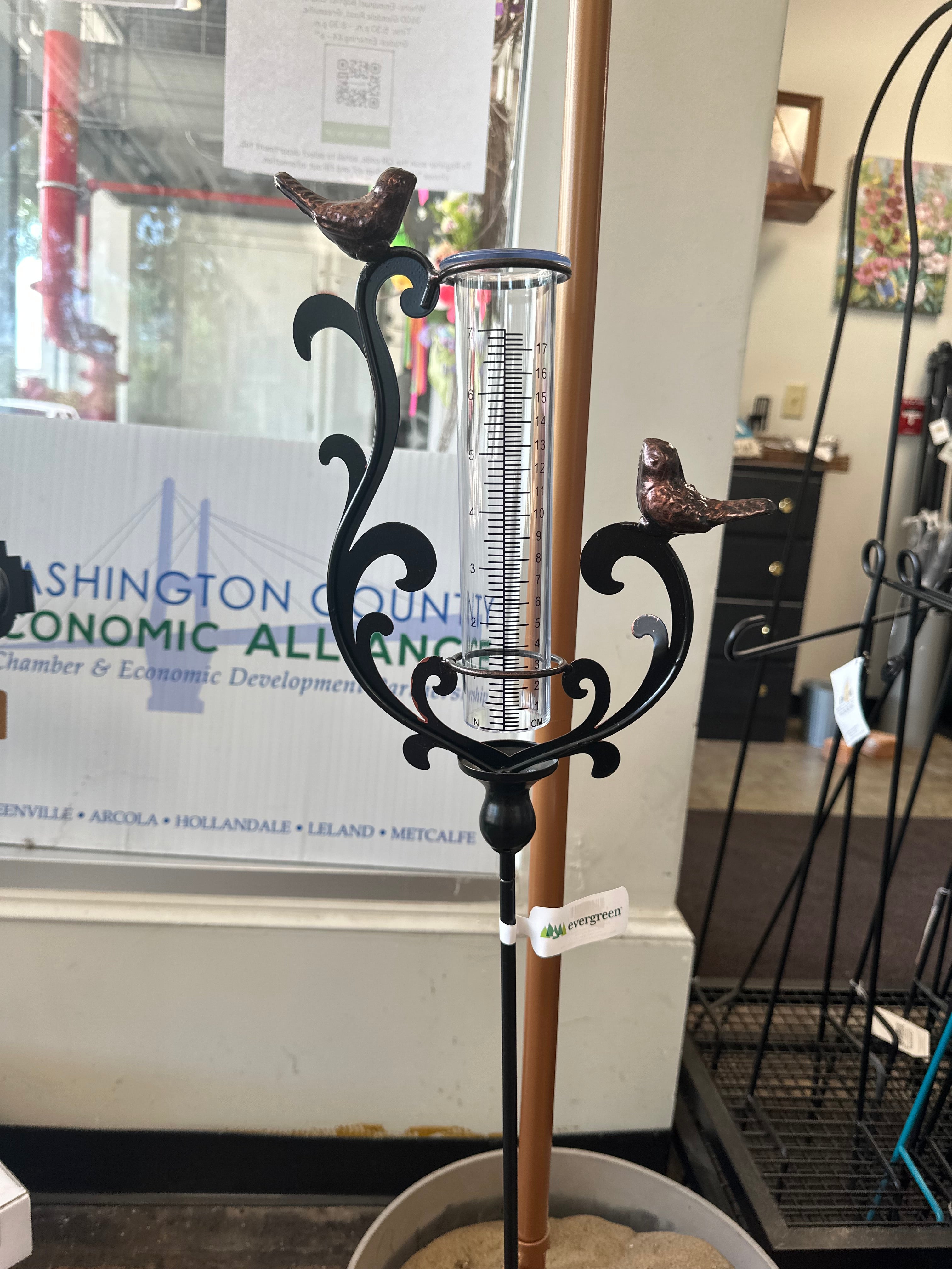 Evergreen Butterfly/Bird Metal Raingage - Thumbnail 2