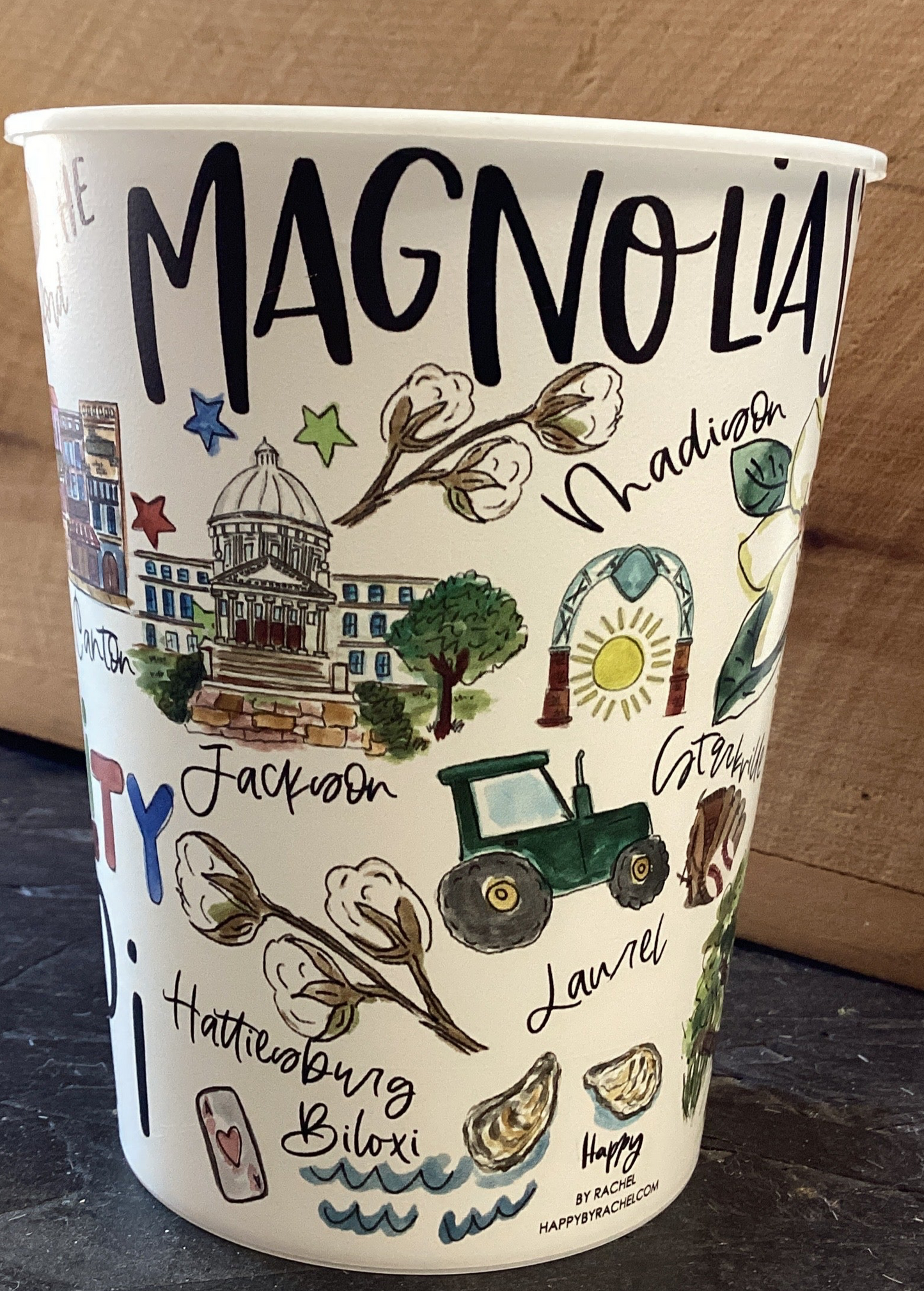 Magnolia State Reusable Cup