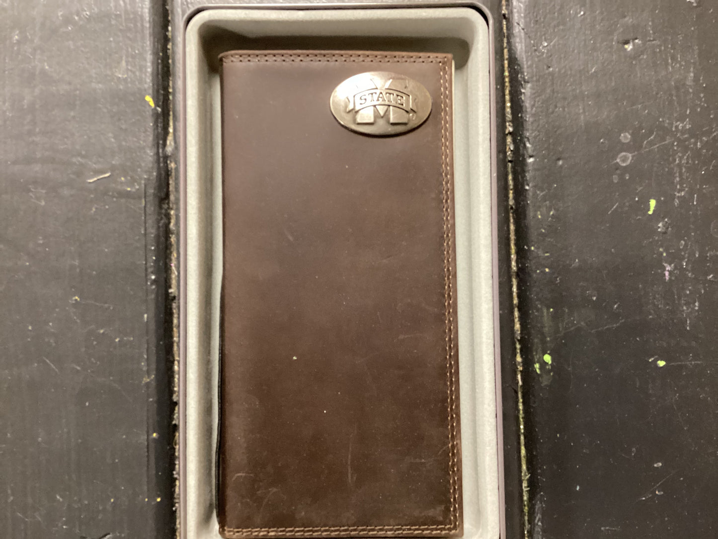 Light Brown Crazy Horse Roper Wallet