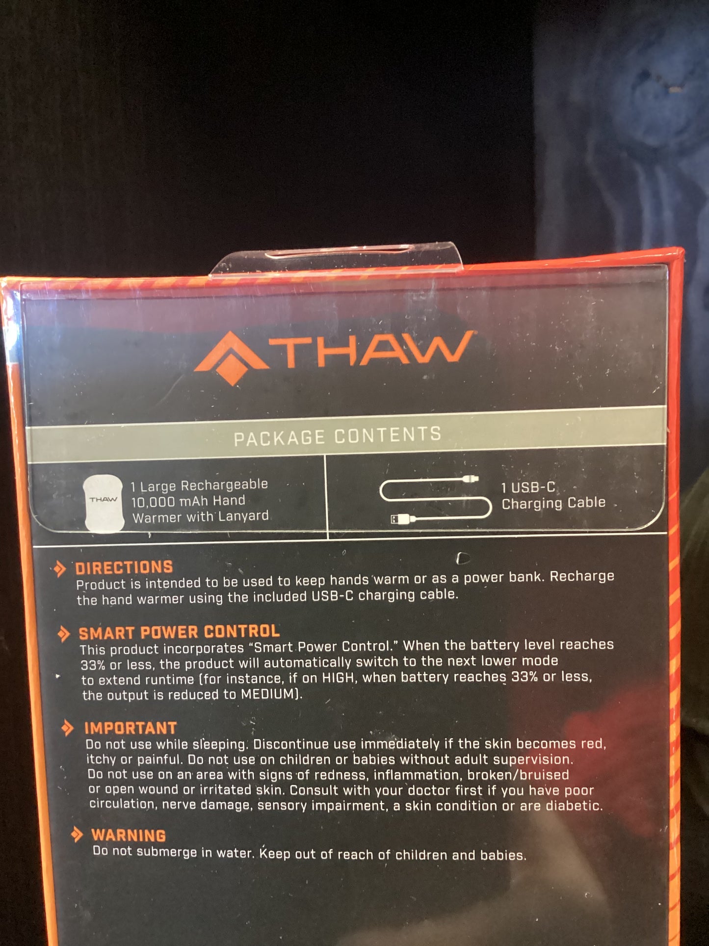 Thaw Rechargeable Hand Warmer/Power Bank - Large
