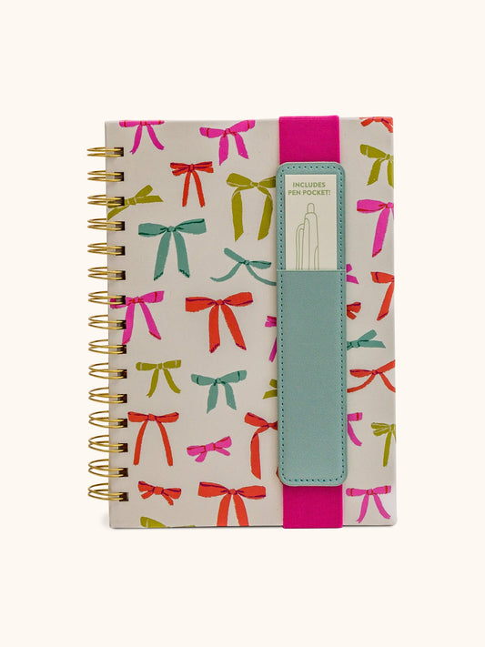 Studio OHPut a Bow on It Oliver Notebook with Pen Pocket