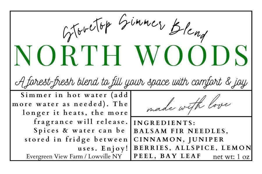 Simmer Pot Stovetop Spice Christmas Holiday "North Woods"
