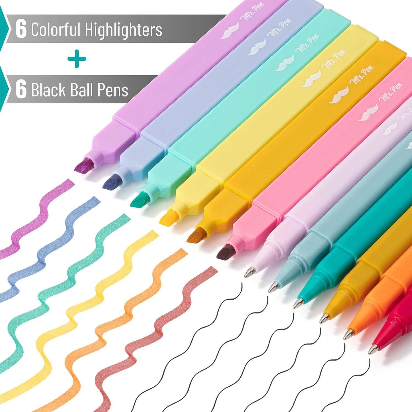 Bible Safe Highlighters & Gel Pens Set