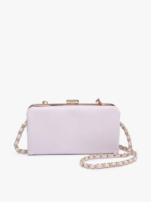 *SALE* WL2339 Sue Wallet Pouch Crossbody: Pale Wisteria