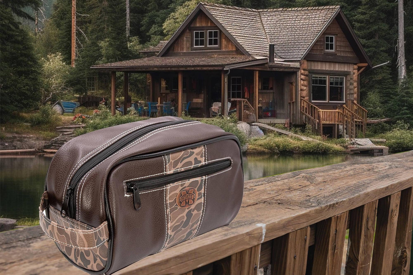 Mississippi State Bulldogs Men's Camo Dopp Kit.