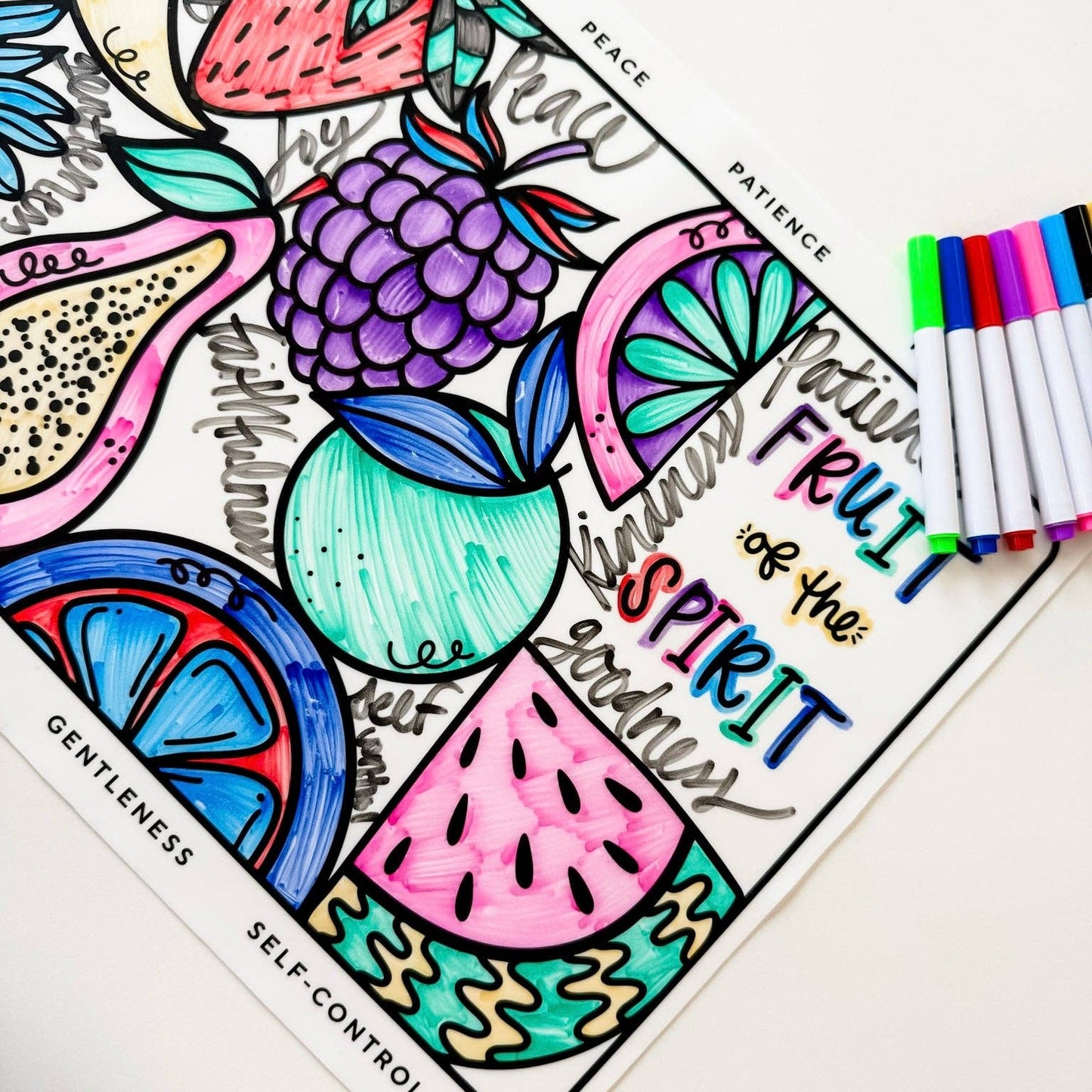 Christian Coloring Mats