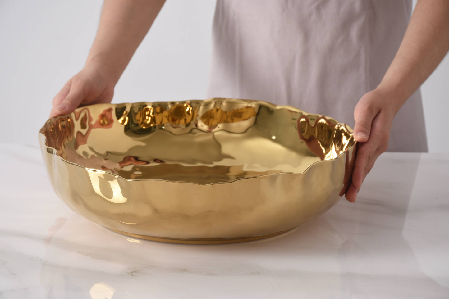 Extra Large Shallow Bowl