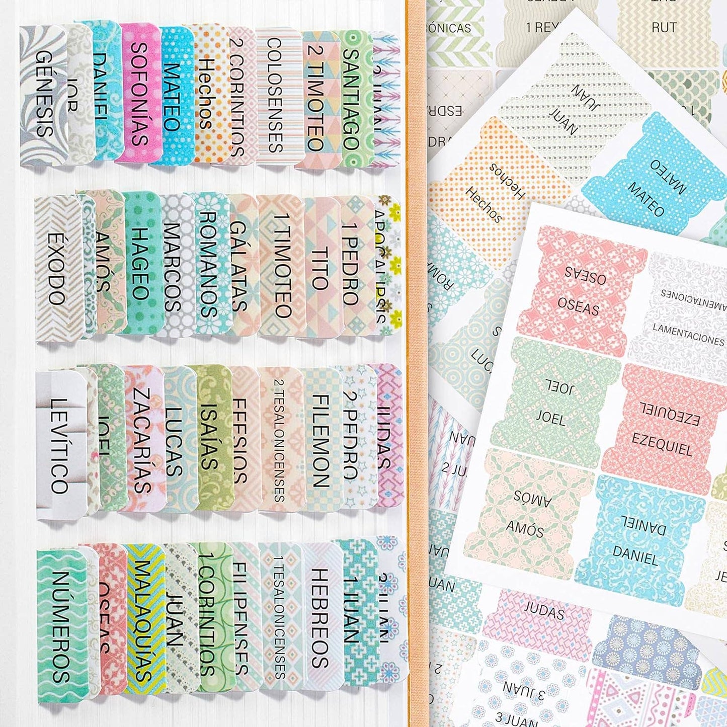 Spanish Bible Tabs Laminated 75 Pack