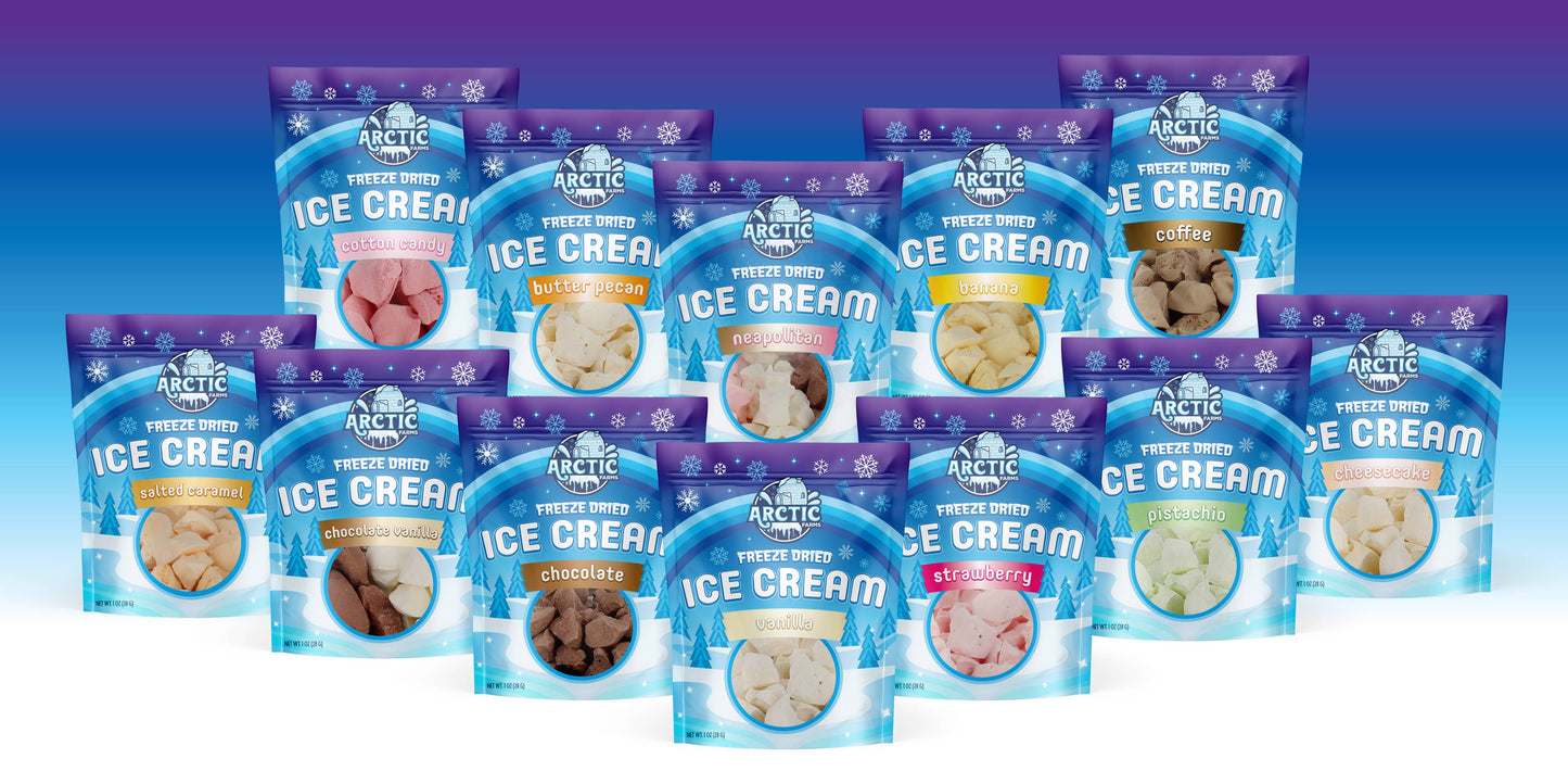 Freeze Dried Ice Cream That Does Not Melt (Bits) (1oz)