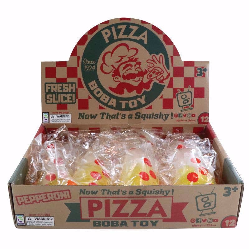 Pizza Boba Ball Toy 12/display
