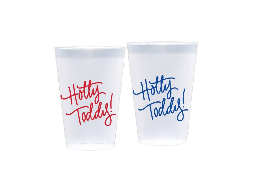 Hotty Toddy! | Game Day Cups & Napkins (All) : NAPKINS - RED & BLUE *split qty (25 per pack - same color)