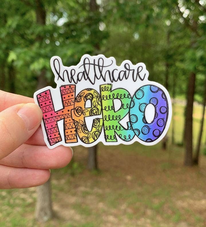 Healthcare Hero Sticker