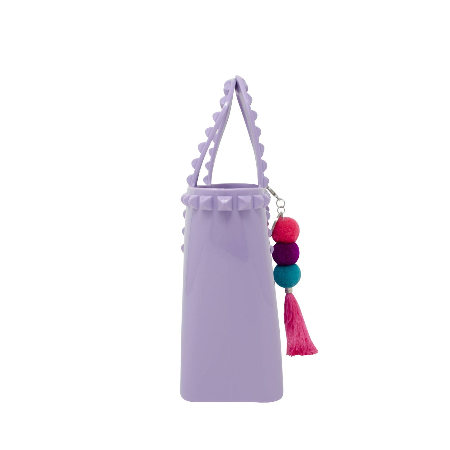 Tiny Jelly Tote Bag: Hot Pink