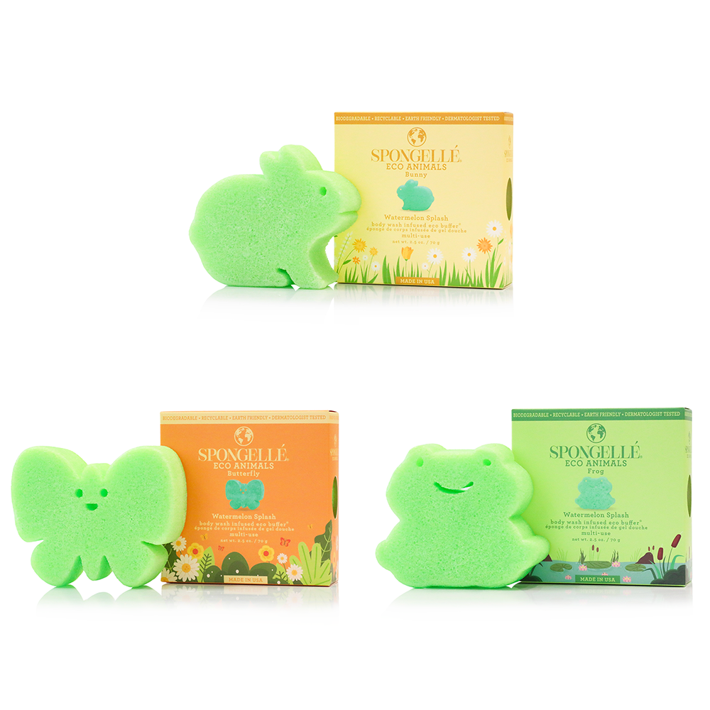 Spongelle Eco Kids Body Buffer Assorted Pack - Bath & Body