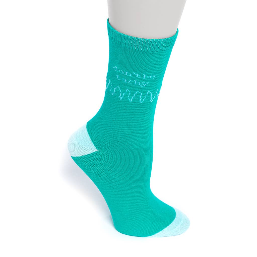 Don't Be Tachy Breathable Cotton Crew Length Unisex Socks