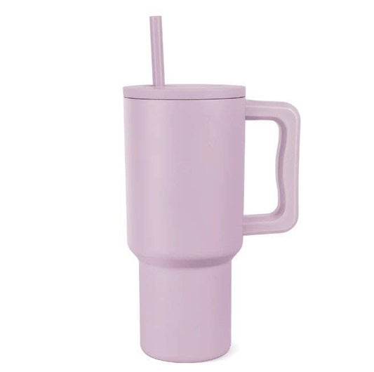 30OZ MODISH TUMBLER WITH STRAW | DT911: LAVENDER