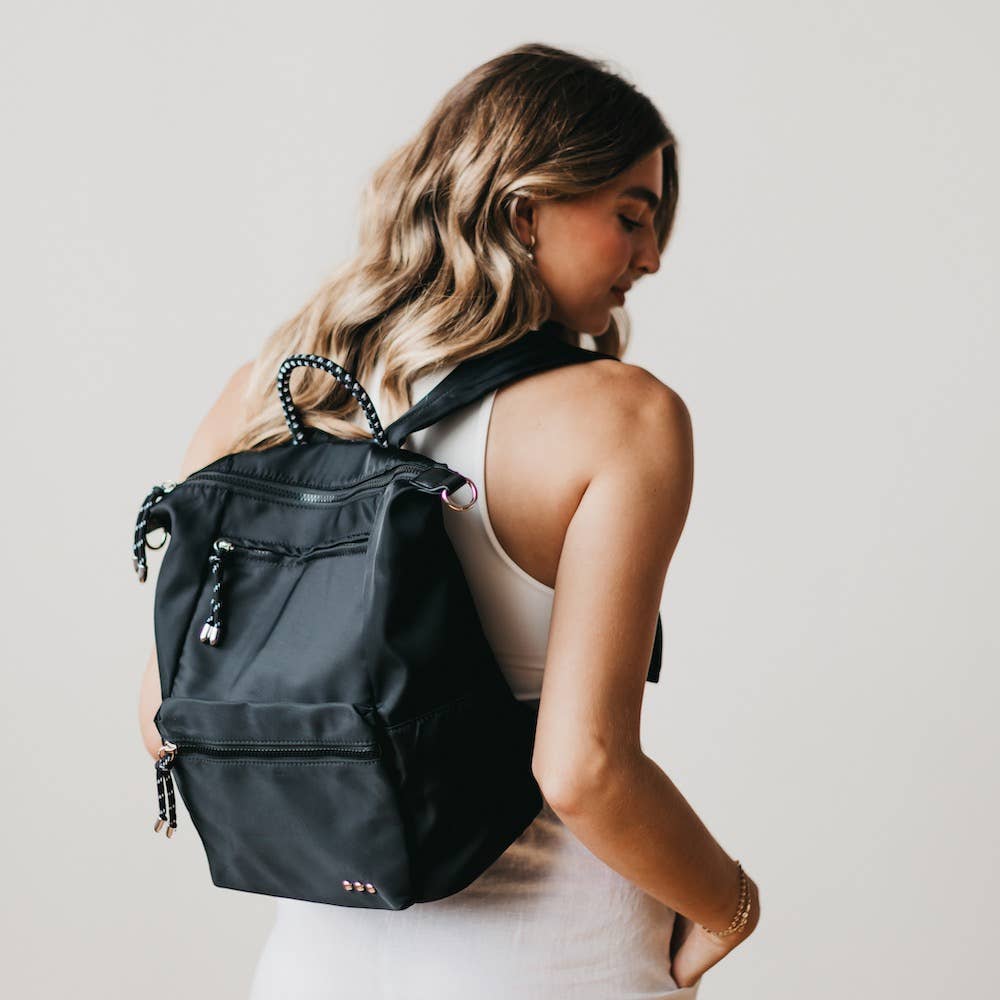 Ryanne Roped Backpack: Golden Mocha