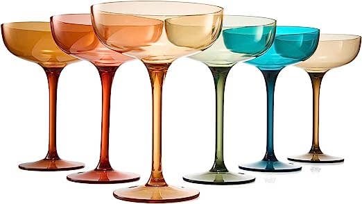 Colored Acrylic Unbreakable Margarita Glasses 15oz,