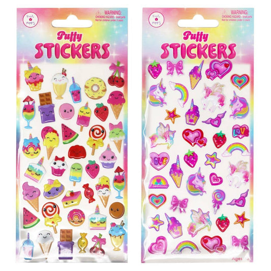 Puffy Stickers | Pack of 12